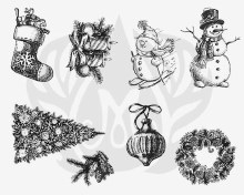 DSS-0106 - Winter/Holiday Designer Silkscreen