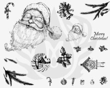 DSS-0133 - Merry Christmas Designer Silkscreen