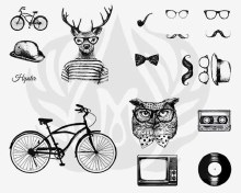 DSS-0142 - Hipster Designer Silkscreen