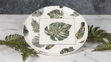 Additional picture of DSS0166 - Tropical Leaves Designer Silkscreen
