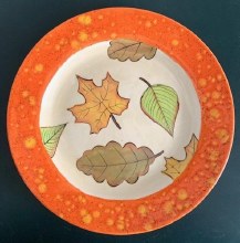 Additional picture of MB104 - Rimmed Dinner Plate     9.75"W