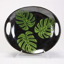Additional picture of MB1307 - Handled Platter     11.75"L x 10.5"W