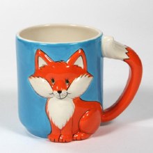 Additional picture of MB1395 - Fox Mug (13oz)    3.25"W x 3.75"H