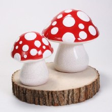Additional picture of MB1419 - Garden Mushroom     7.5"W x 8.25"H