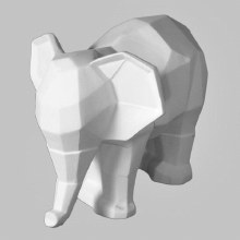 MB1459 - Faceted Elephant     10..25"L x 6.25"W x 7.5"H