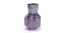 Additional picture of MB1467 - Faceted Bud Vase     4"W x 6"H