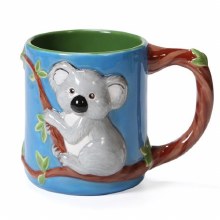 Additional picture of MB1479 - Koala Mug (16oz)    3.75"L x 5.75"W x 4.25"H