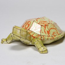 Additional picture of MB1492 - Faceted Turtle     10.75"L x 6.5"W