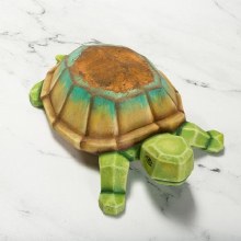 Additional picture of MB1492 - Faceted Turtle     10.75"L x 6.5"W