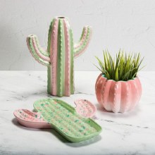 Additional picture of MB1503 - Saguaro Cactus Vase     3.25"L x 7"W x 9.25"H