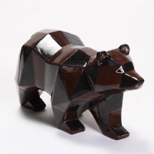 Additional picture of MB1540 - Faceted Bear     9.75" x 3.75"W x 5.25"H