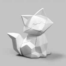 MB1558 - Fox Facet-ini     2.75"W x 4.75"H