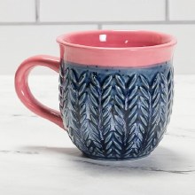 Additional picture of MB1562 - Stitched Mug (18oz)    4.25"L x 6"W