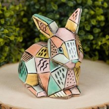 Additional picture of MB1565 - Bunny Facet-ini     4.5"L x 3.25"W x 5"H