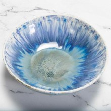 Additional picture of SB106 - Stoneware Rimmed Bowl     7"W