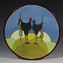 Additional picture of SB107 - Stoneware Pizza Stone    14"W