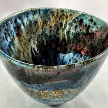 Additional picture of SB124 - Stoneware Med. Nesting Bowl    7.5"W x 5.75"H