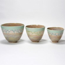 Additional picture of SB124 - Stoneware Med. Nesting Bowl    7.5"W x 5.75"H
