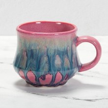 Additional picture of SB134 - Stoneware Hippy Mug (12oz)    6"W x 3.75"H