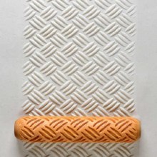 BHR-001 Big Hand Roller - Diagonal Basketweave, 12cm BHR-001 Big Hand Roller - Diagonal Basketweave, 12cm