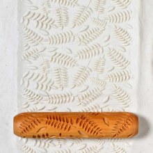 BHR-004 Big Hand Roller - Fern Leaves, 12cm