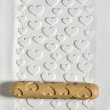 BHR-066 Big Hand Roller - Simple Hearts, 12cm