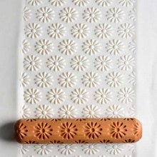 BHR-123 Big Hand Roller - Geometric Daisy, 12cm