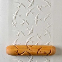 BHR-014 Big Hand Roller - Birds/Flying Swallows, 12cm