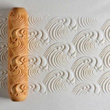 BHR-043 Big Hand Roller - Waves, 12cm