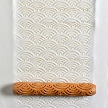 HR-003 Hand Roller - Scallop Art Deco, 10cm