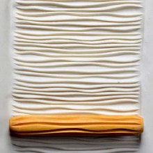 HR-004 Hand Roller - Horizontal Wavy Lines, 10cm