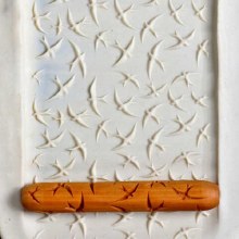 HR-045 Hand Roller - Swooping Swallows, 10cm