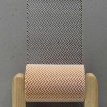 RL-002 Lrg. Handle Roller - Wavy Lines, 6cm