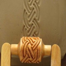 RM-002 Med. Handle Roller - Braid, 3cm