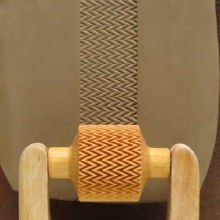 RM-015 Med. Handle Roller - Loose Zig Zag, 3cm