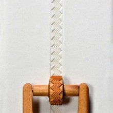 RS-004 Sm. Handle Roller - Zig Zag, 1.5cm