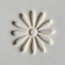 Additional picture of SCM004 - Med. Round Stamp: Flowers 2, 2.5cm