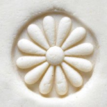Additional picture of SCS003 - Sm. Round Stamp: Debossed Daisy, 1.5cm