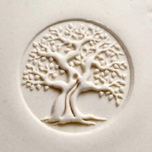 Additional picture of SCXL007 - Extra Lrg. Round Stamp: Old Tree, 6cm