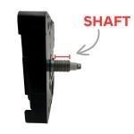 Additional picture of Clock - 7/16" Shaft, Quartz w/ Second Hands
