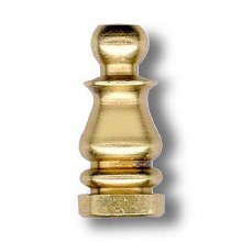 Lamp Finial- 1"H, Brass