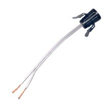 Lamp Socket for Candelabra Base w/ 6" Lead