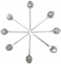 Large Pinlites- Crystal/Clear, (200 Pack)