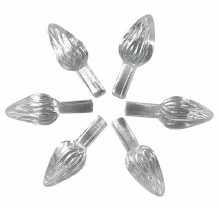 Medium Twist Lites- Crystal/Clear, (144 Pack)