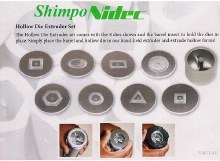 Additional picture of Die Set- Hollow, Set of 8