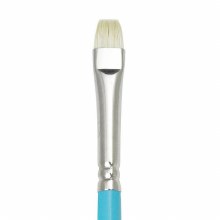 455-10 White (Short) Bristle Flat Dry-Brush, Size 10