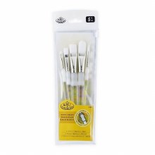 Additional picture of SG-305 Soft Grip White Taklon Brushes (5 PC)