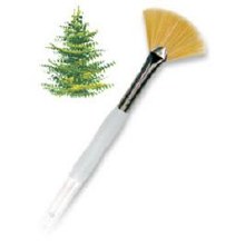 Additional picture of SG850-6 Soft Grip Fan Brush, Size 6