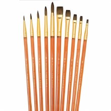 SVP-6 Sable Shaders & Round Brush Set (10 PC)