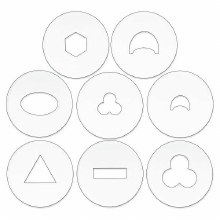 Clay Gun Shapes & Coils Die Set- 8 PC
